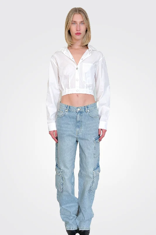 Baggy Denim Jeans - Light Blue