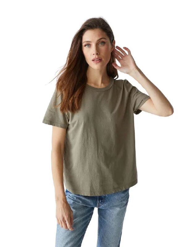 Michael Stars Becca Tee in Olive