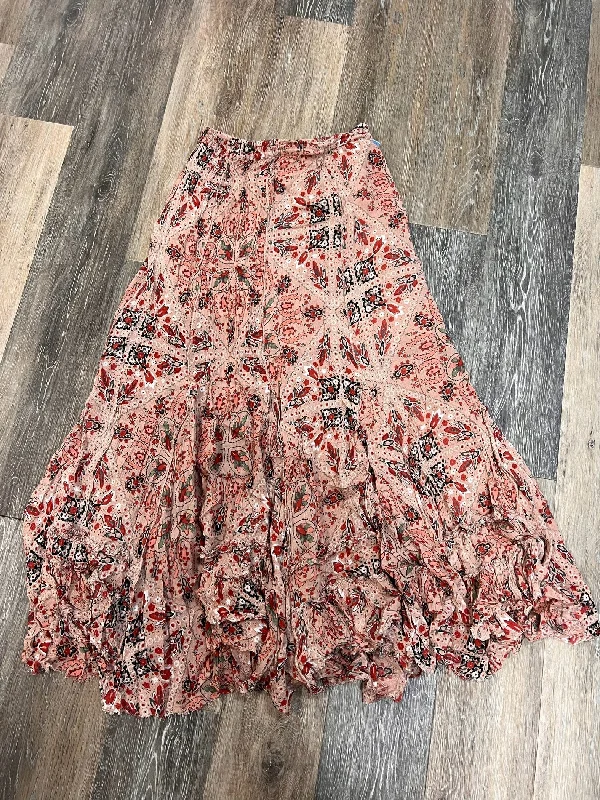 Skirt Maxi By Free People In Pink, Size: Xs