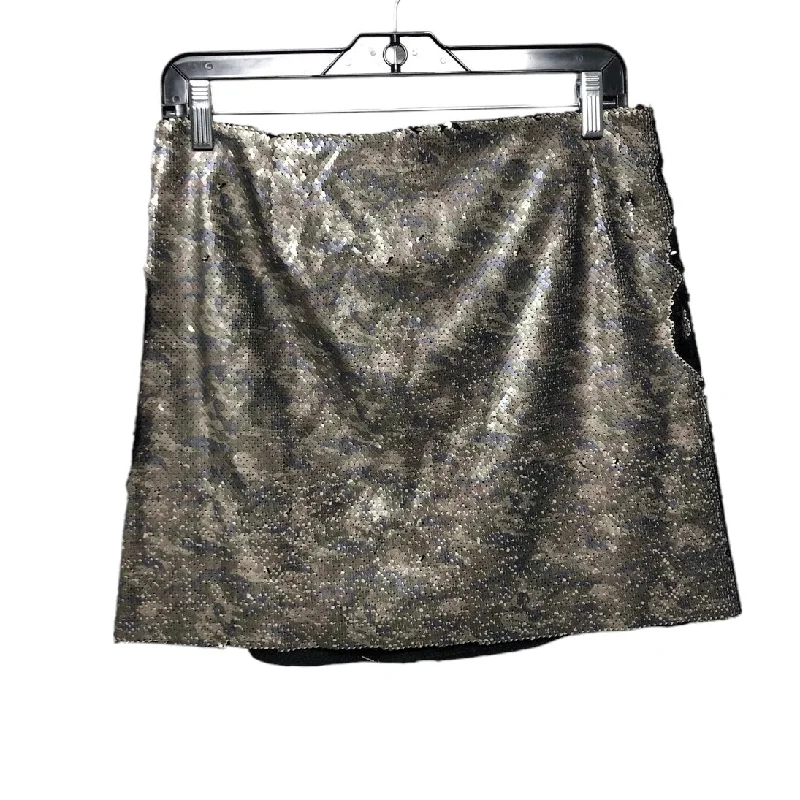 Skirt Mini & Short By Free People In Black & Green, Size: 6