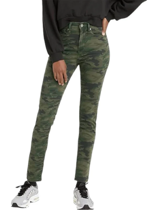 721 High Rise Skinny Jeans In Andie Camo