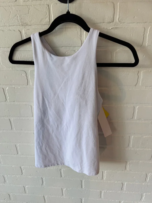 Athletic Tank Top By Athleta In White, Size: S