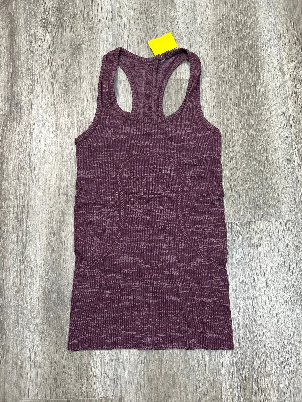 Athletic Tank Top By Lululemon In Purple, Size: Xs