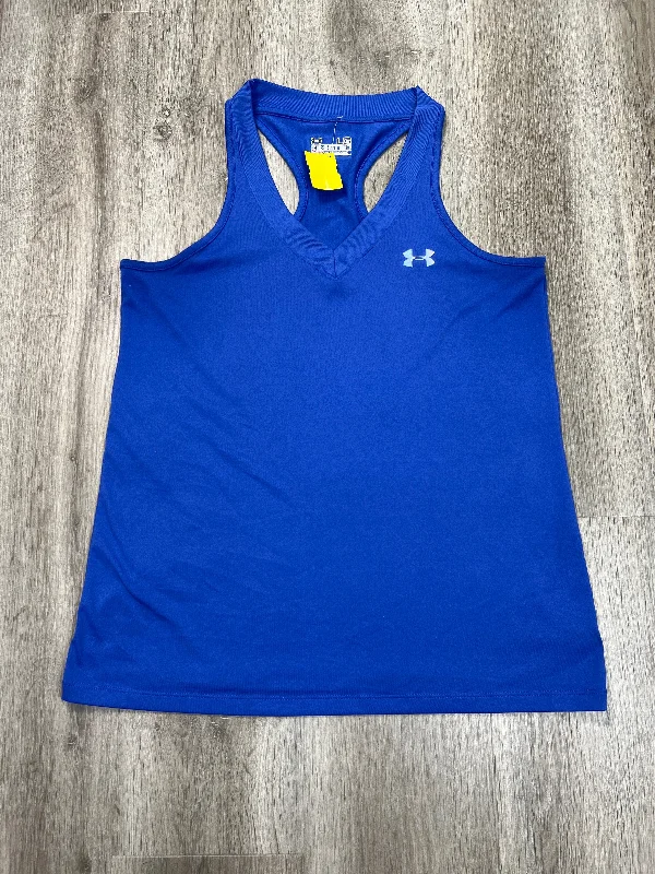 Athletic Tank Top By Under Armour In Blue, Size: L