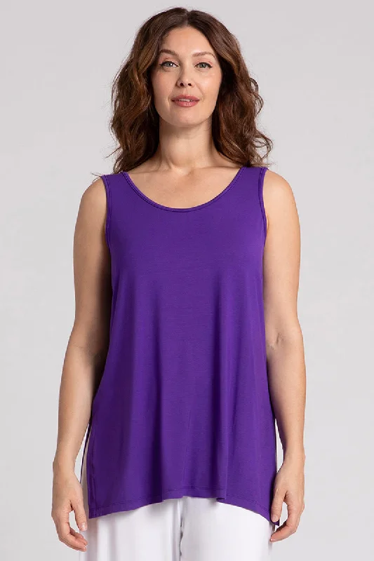 Bamboo Reversible Go To Tank | Violet