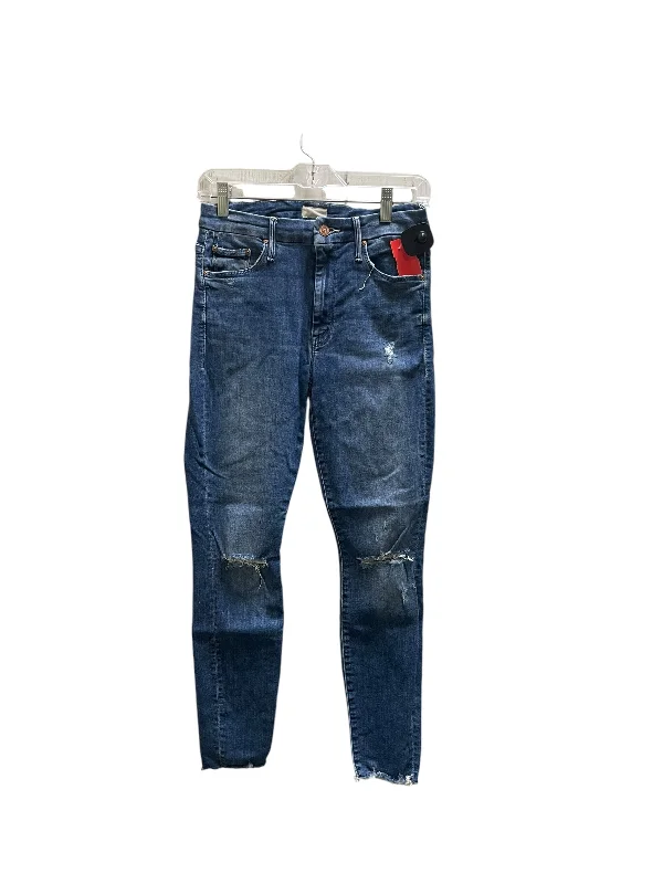 Jeans Boot Cut By Mother In Blue, Size: 4