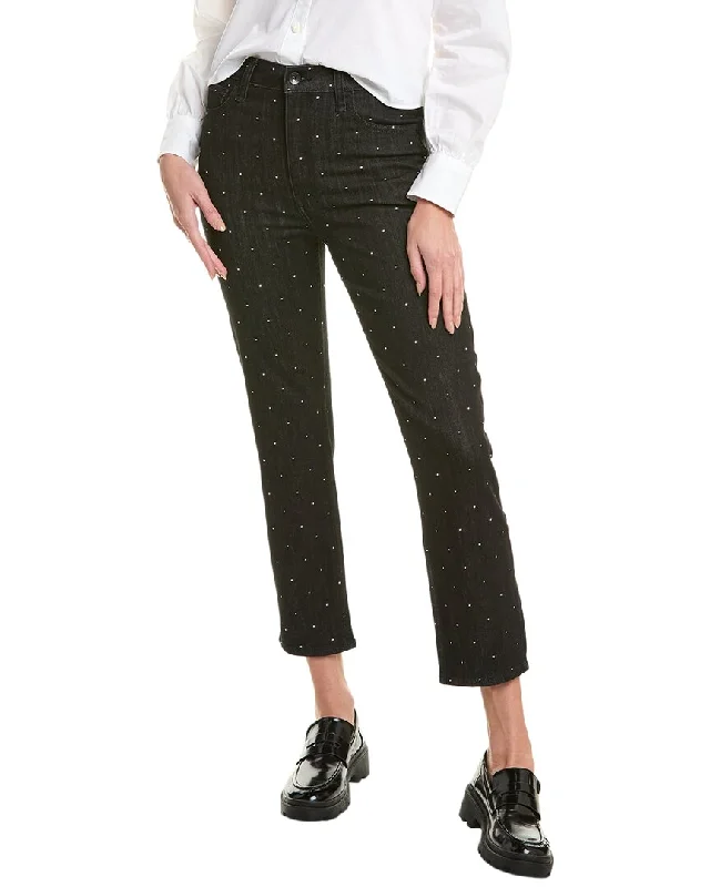 rag & bone Fern Black Dot High-Rise Slim Jean