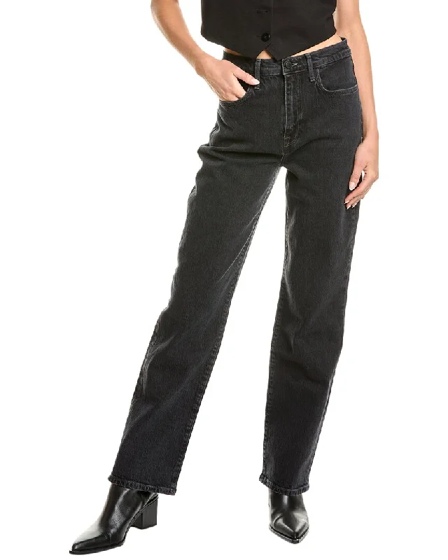 Triarchy V High-Rise Loved Black Straight Leg Jean