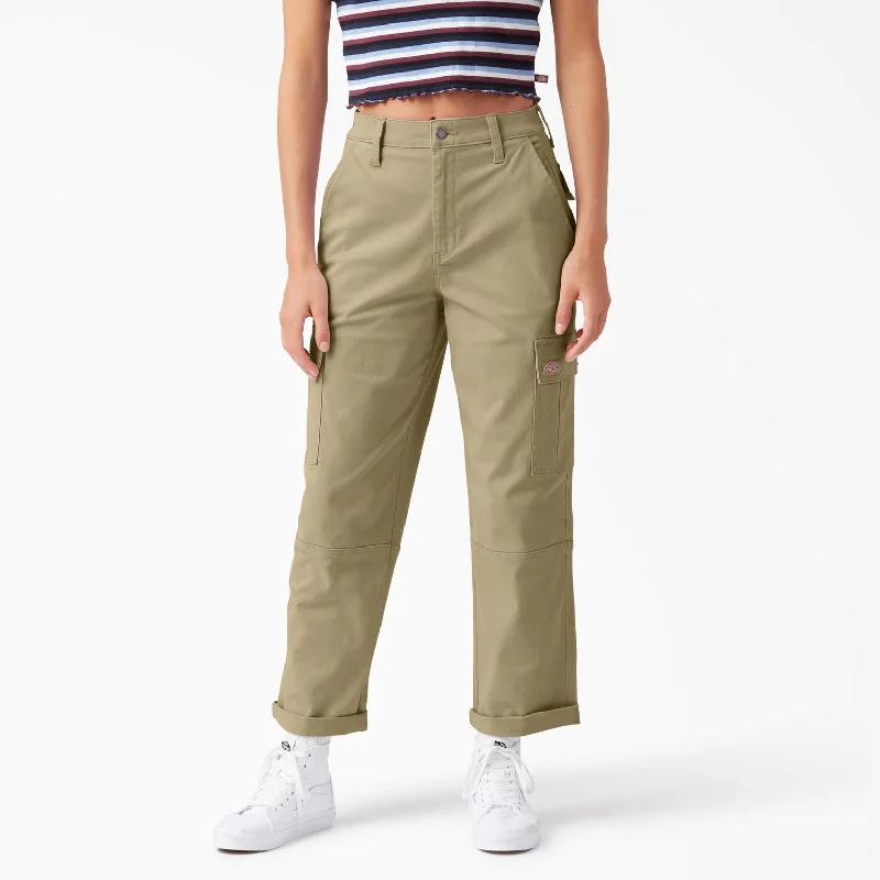 Dickies Women's Relaxed Fit Cropped Cargo Pants