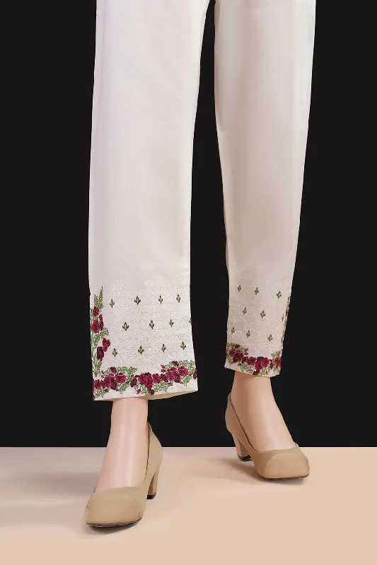 Embroidered Cambric Pants