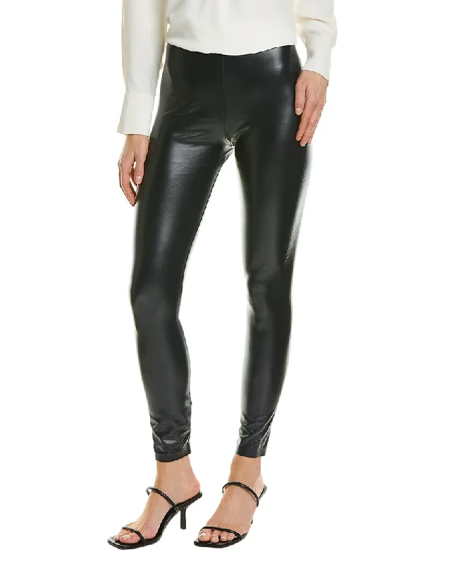 HUE Leatherette High-Rise Legging