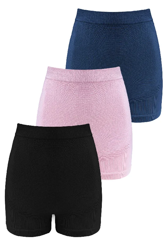 Cotton Rich Pyjama Sleep Shorts - 3 Pack