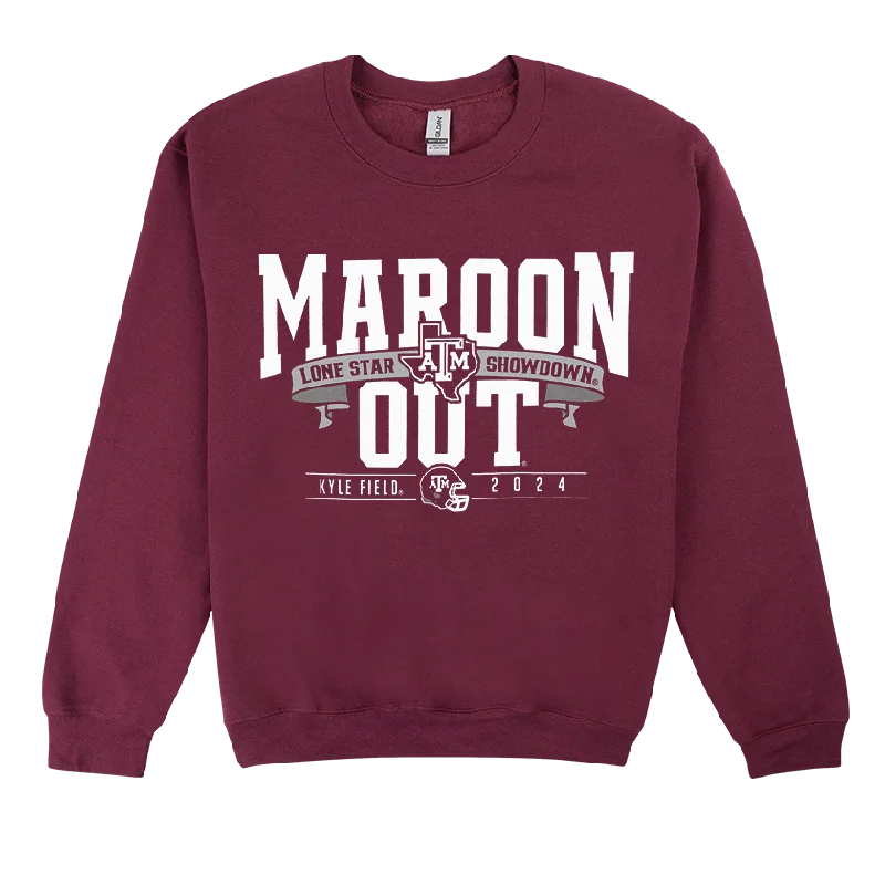 2024 Maroon Out Printed Crew Neck