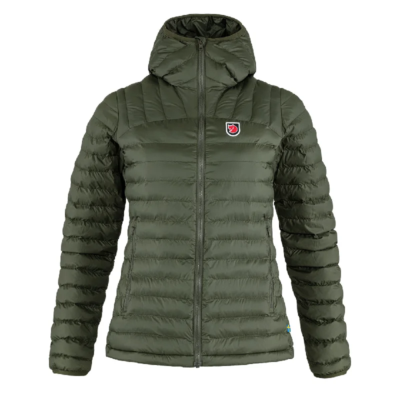 Fjallraven Womens Expedition Latt Hoodie Deep Forest