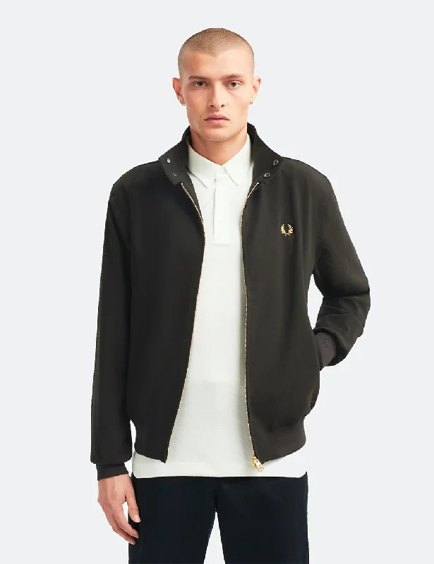 Fred Perry Lightweight Harrington Jacket - Black