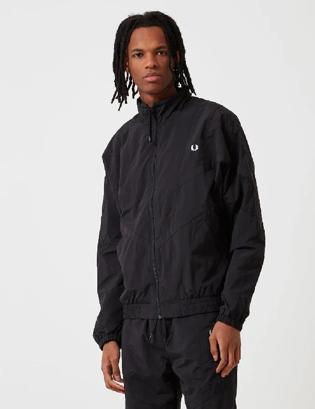 Fred Perry Monochrome Shell Jacket - Black