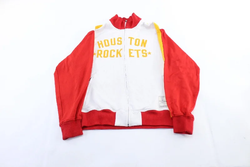 Hardwood Classics Houston Rockets Warm Up Basketball Jacket