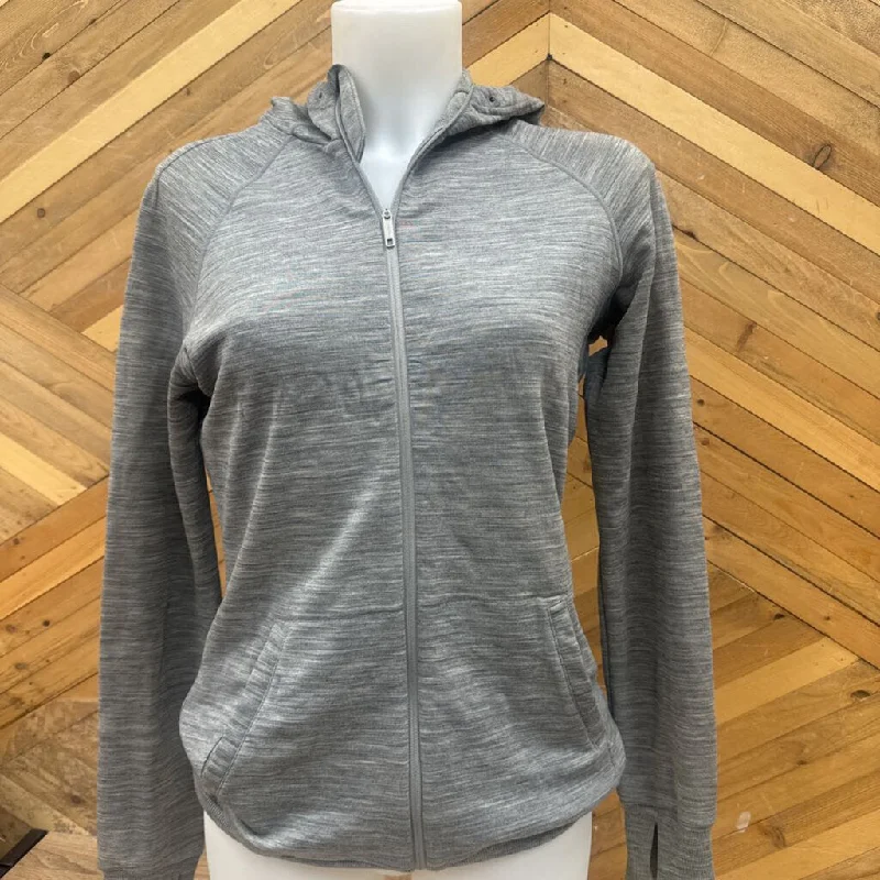 icebreaker - Women's Full-Zip Merino Hoodie - MSRP $280: Grey-women-MD