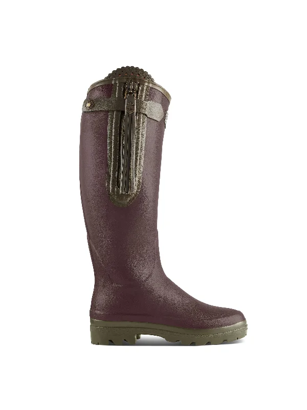 L'Alliance Neoprene Lined Wellington Boot (Sporting Fit) - Cherry