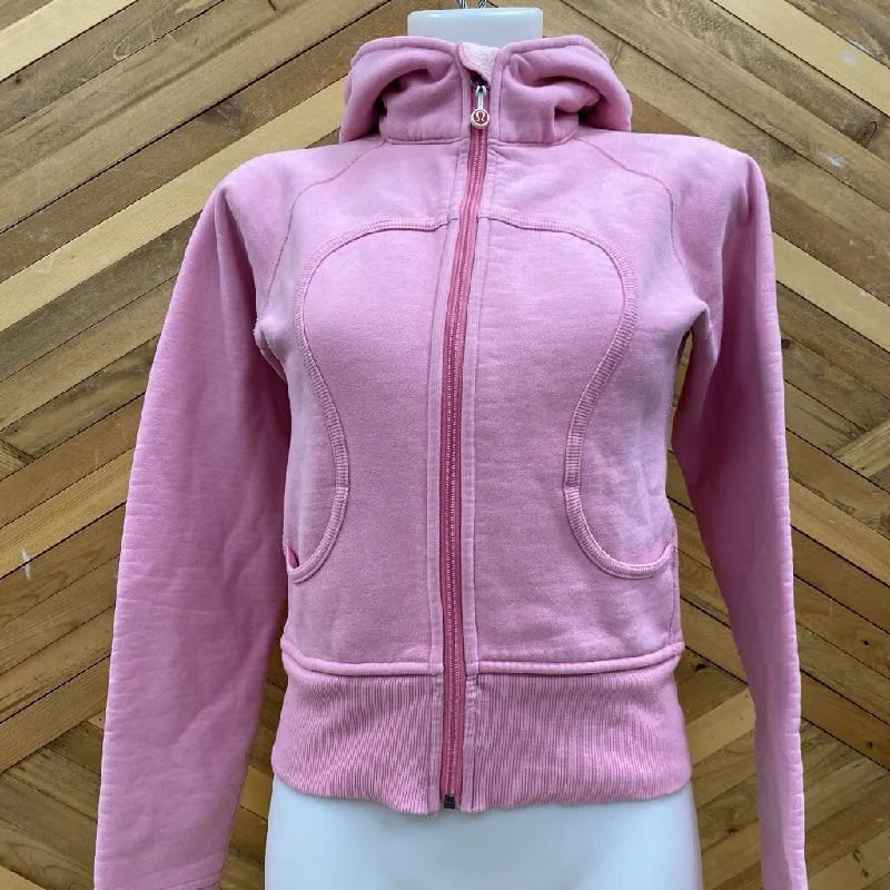 Lululemon - Women's Full-Zip Scuba Hoodie - MSRP $118: Pink-women-XS