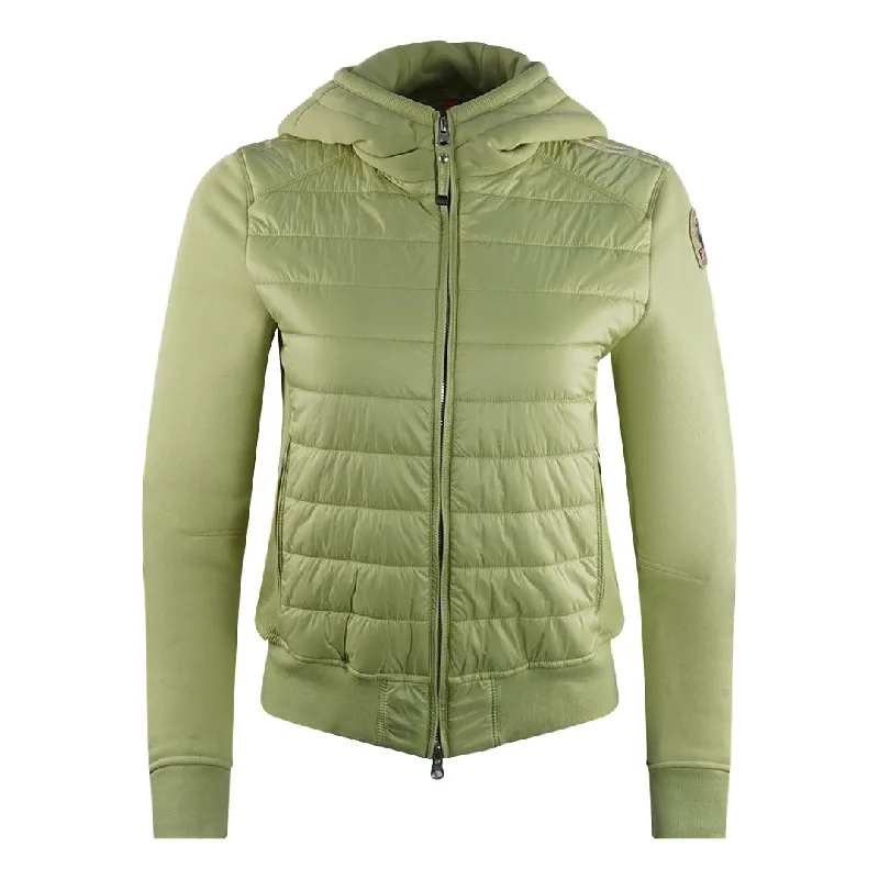 Parajumpers Caelie Tisane Green Hooded Padded Jacket