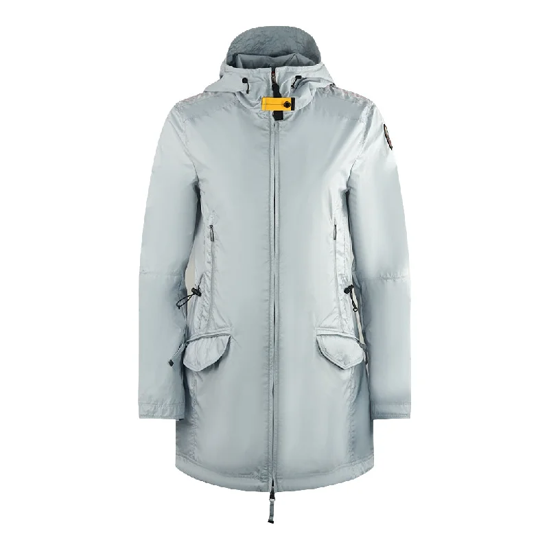 Parajumpers Morgana Vapur Blue Hooded Parka Jacket