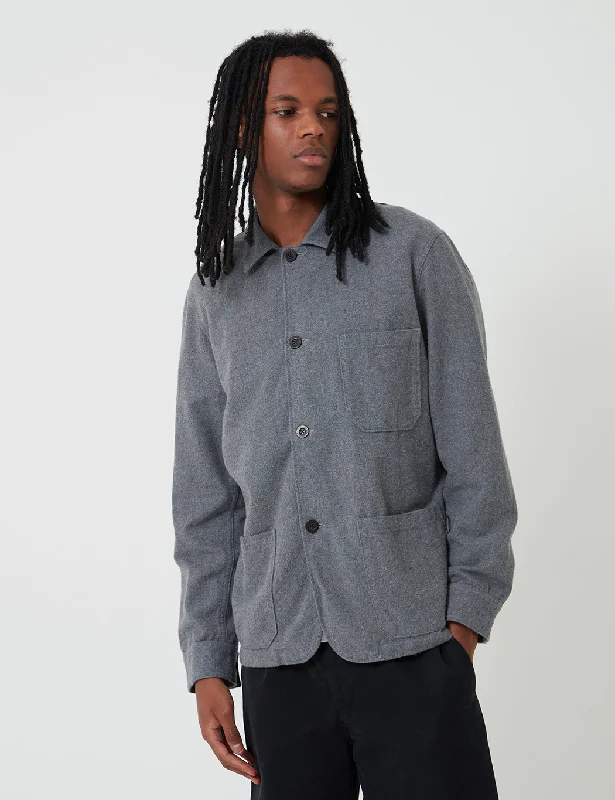 Portuguese Flannel Labura Jacket - Grey