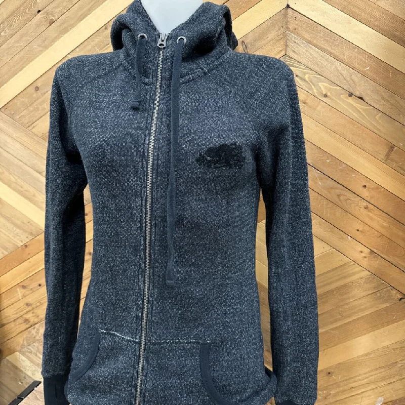 Roots - Women's Full-Zip Hoodie - MSRP $98: Grey-women-SM