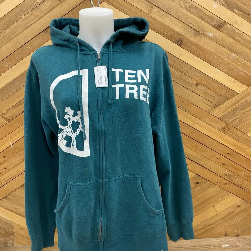 tentree - Full-Zip Hoodie - MSRP $98: Teal Green-women-LG