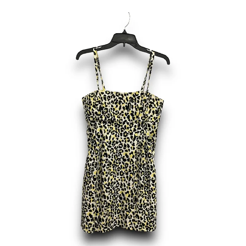 Animal Print Dress Casual Midi Michael By Michael Kors, Size M