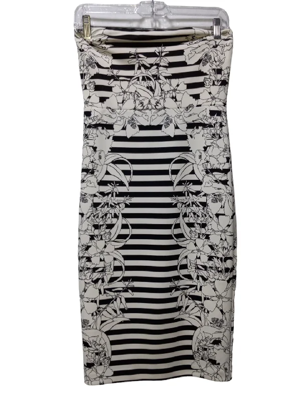 Black & White Dress Party Midi Express, Size S