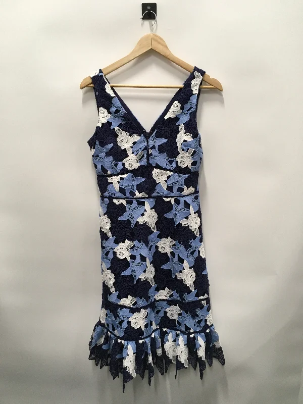 Blue Dress Party Midi Vineyard Vines, Size 4