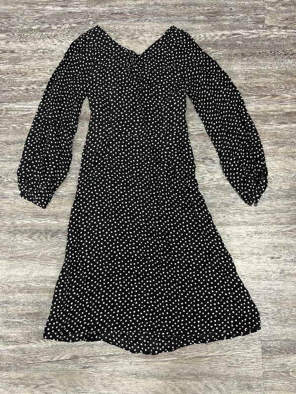 Polkadot Pattern Dress Party Midi Anthropologie, Size 8