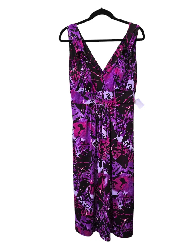 Purple Dress Casual Midi Glamorous, Size M