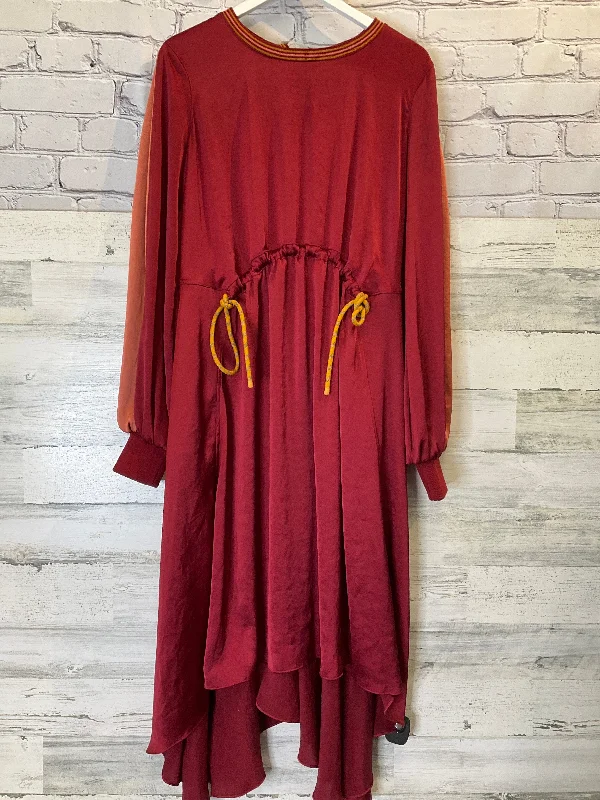 Red Dress Casual Midi Lululemon, Size 6