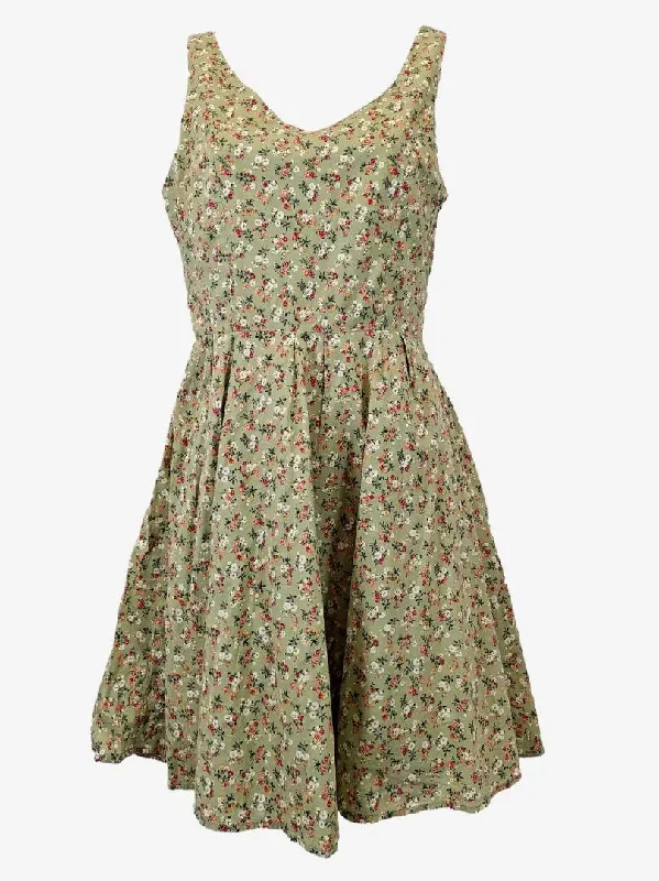 Princess Highway Sage Mini Bouquet Picnic Dress Size 8