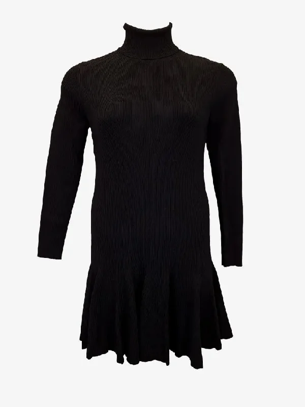 Reiss Knitted Flippy Hem Mini Dress Size L