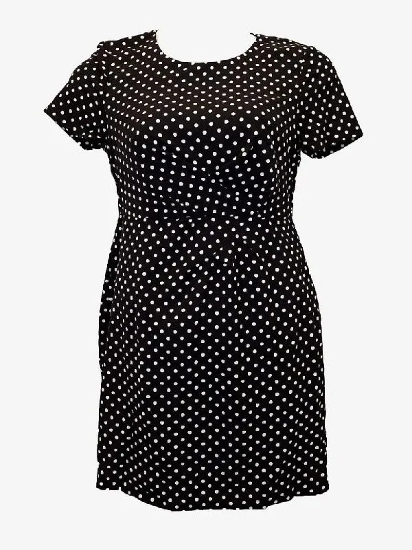 Tokito Polka Dot Gathered Mini Dress Size 10