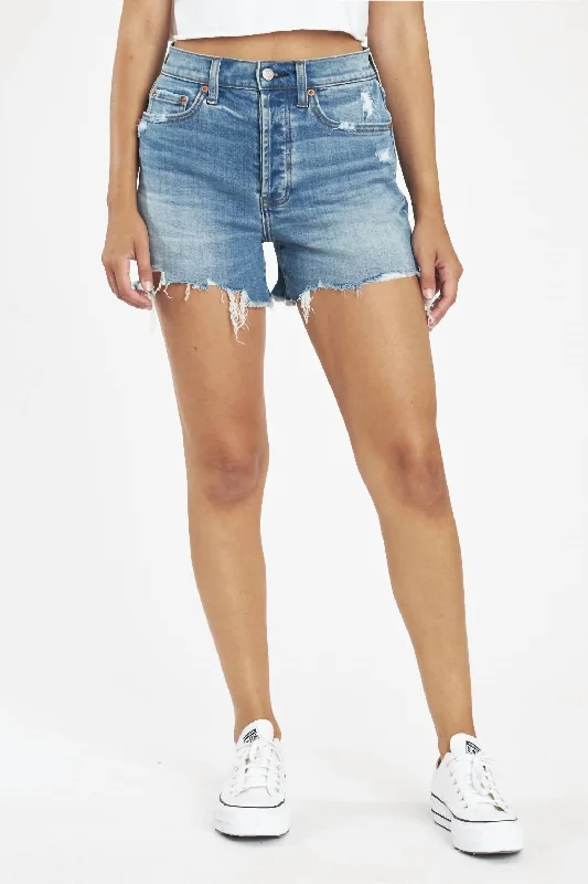 Bottom Line High Rise Vintage Short In Wishes