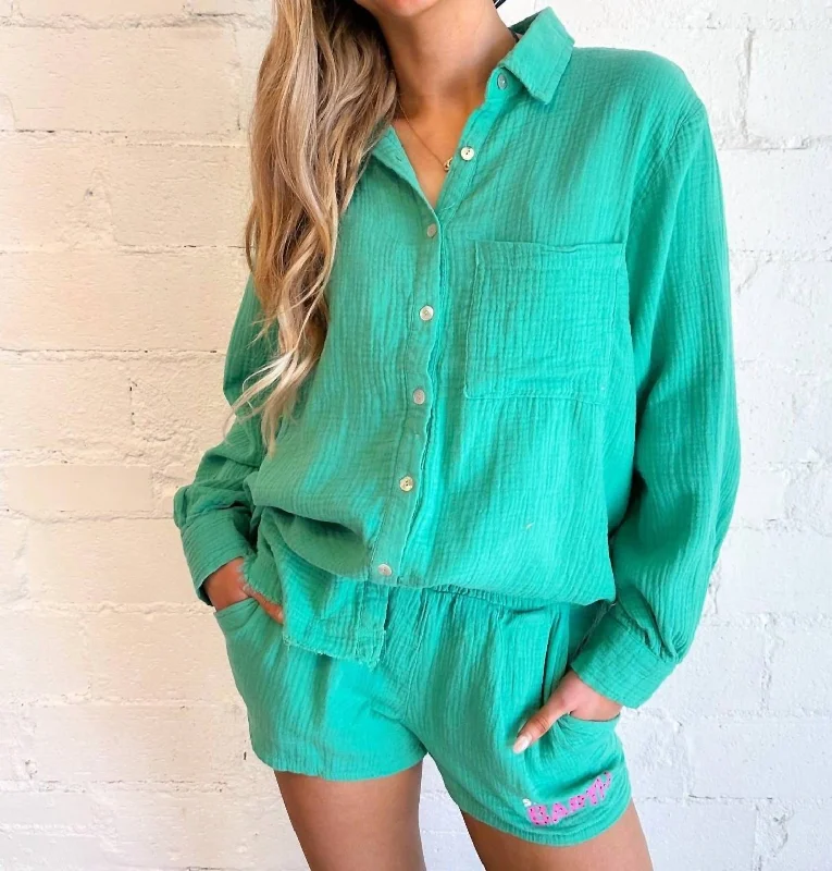 Jetsetter Shorts In Green