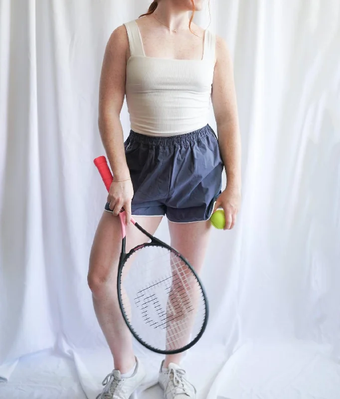 Tennis Shorts In Navy